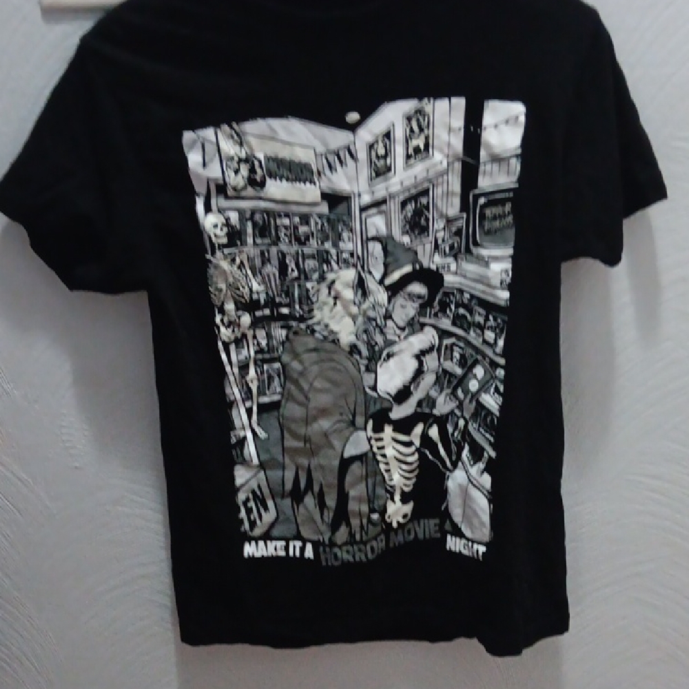 Black Graphic Men's T-Shirt
